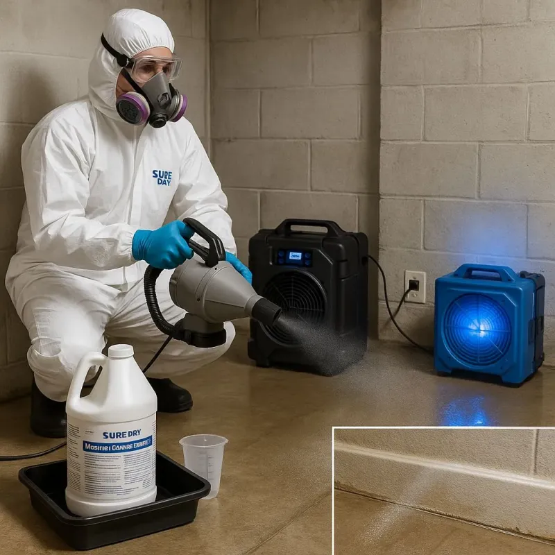 Sanitization and Odor Removal process in Bellerose Terrace, NY